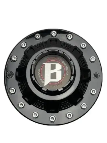 Ballistic Gloss Black Chrome Rivets Wheel Center Cap Cap Bl-02 1