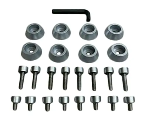 Ballistic Jester 814 Silver Bolt Kit 8 Pcs Kit With Hardware 1