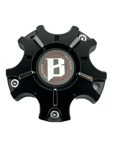 Ballistic Matte Black 5 Lug Wheel Center Cap Wx-07-Cap 1