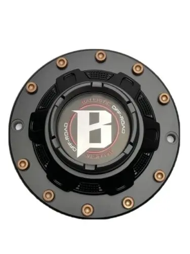 Ballistic Matte Black Bronze Rivets Wheel Center Cap Cap Bl-01 1