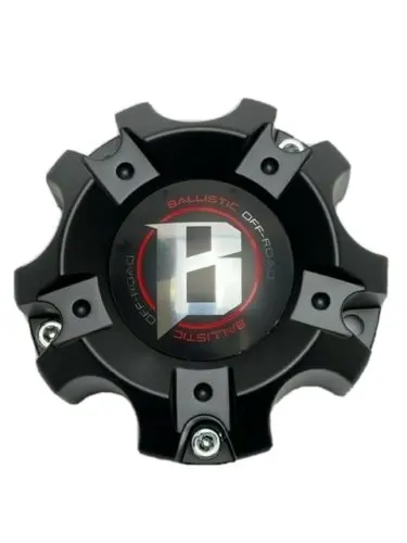 Ballistic Matte Black Wheel Center Cap Cap-Wx03-135/139.7-5H 1