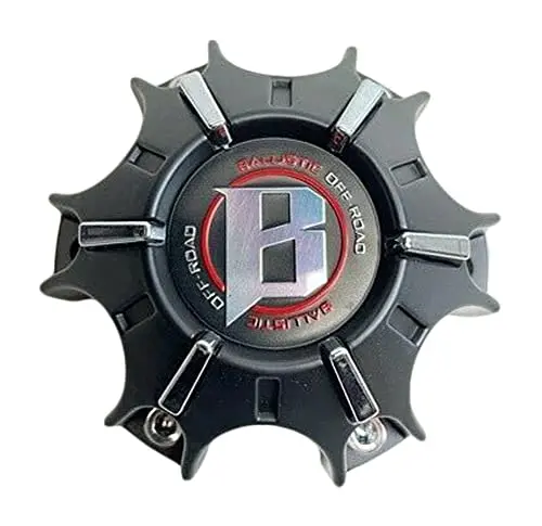 Ballistic Matte Black Wheel Center Cap Wx-13-Cap Lg1011-17 Sgd0010 1