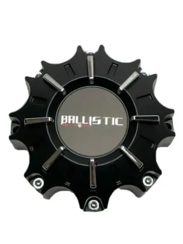 Ballistic Off-Road Matte Black 8 Lug Wheel Center Cap Wx-11-Cap Sgd0010 1