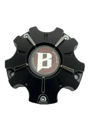 Ballistic Off-Road Matte Black Wheel Center Cap Wx-08-Cap 1