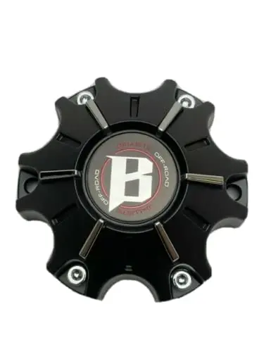 Ballistic Off-Road Matte Black Wheel Center Cap Wx-09-Cap Sgd0010 1