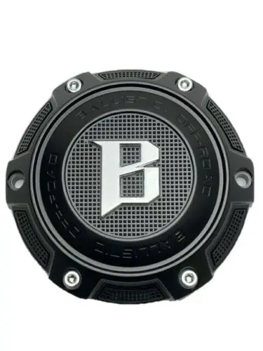 Ballistic Off-Road Matte Black With Chrome Logo Wheel Center Cap Cap Or_Vd 1