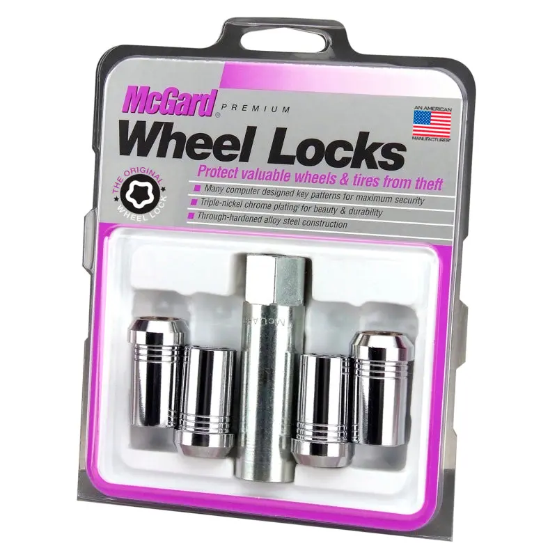 Mcgard Wheel Lock Nut Set - 4Pk. (Tuner / Cone Seat) 1/2-20 / 13/16 Hex / 1.60In. Length - Chrome 1
