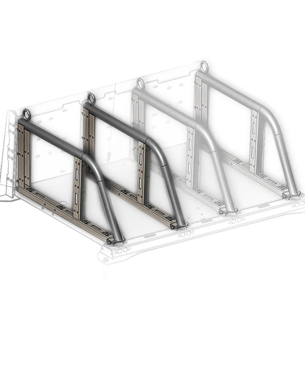Quick Release Upright Support Tubes - Modular Bed Organizer (Pair) 1