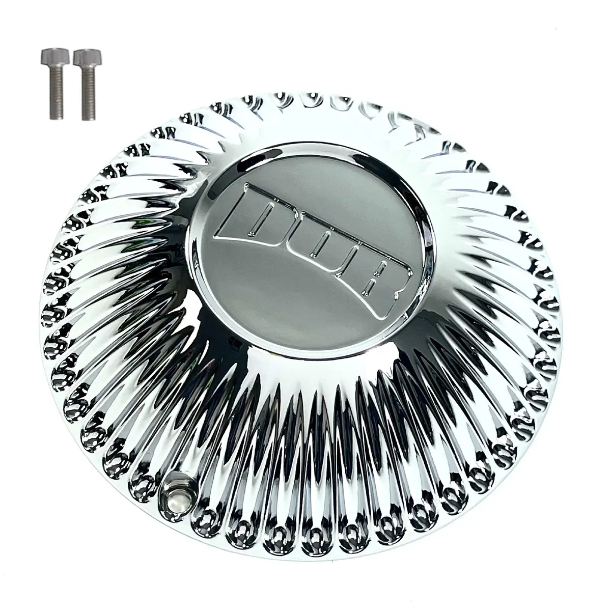 Dub Wheels Chrome Custom Wheel Center Caps # 8760-15 (1 Cap) Bellagio Spinner 1