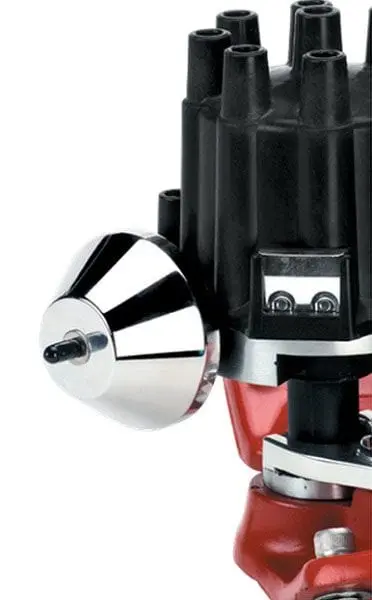 Polished Vacuum Advance Distributor Cap Cover – Chrome-Finished Performance Upgrade (Bs88120) 1