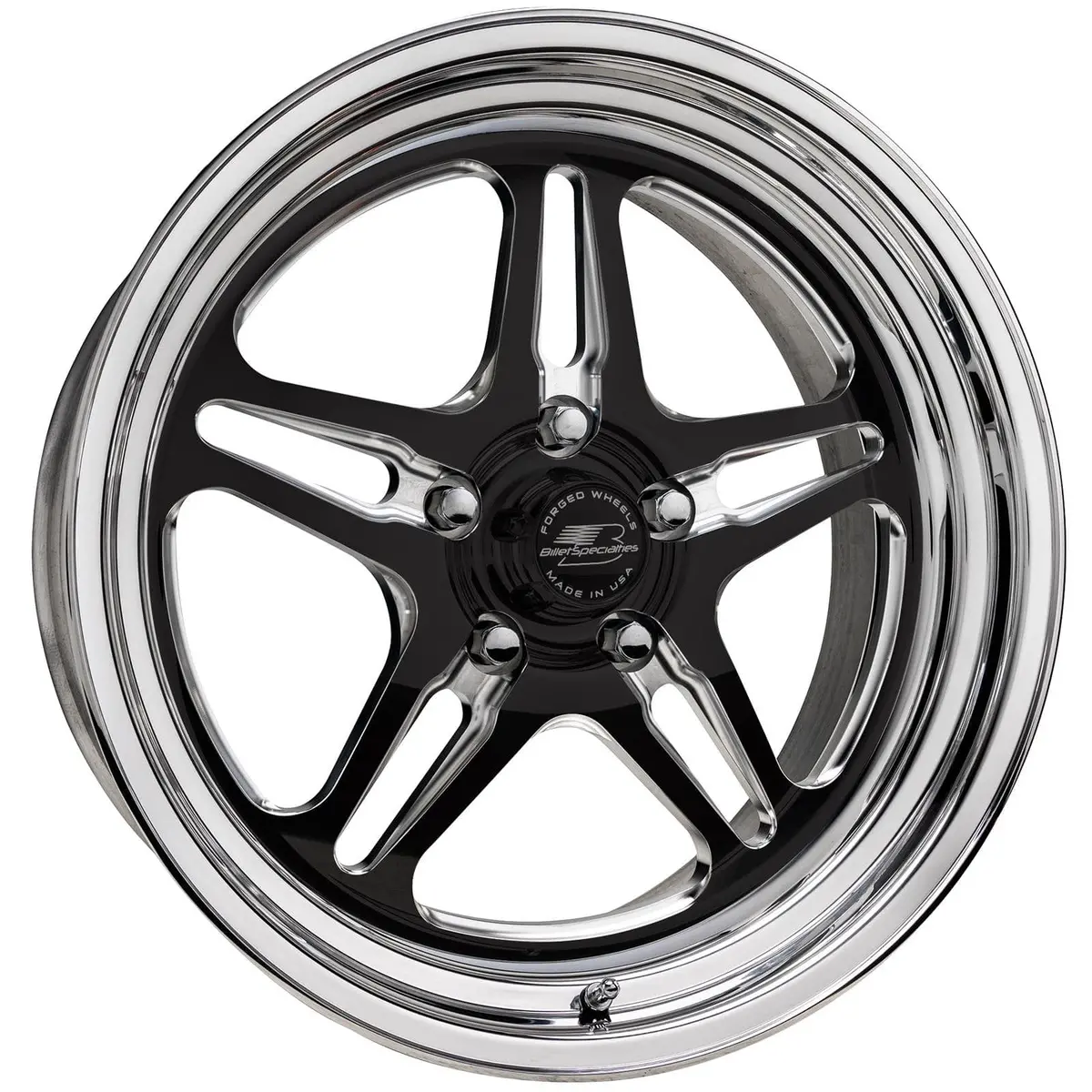 Billet Specialties Amcb43810 Amc43 Lonestar Black Satin Custom Wheel 1