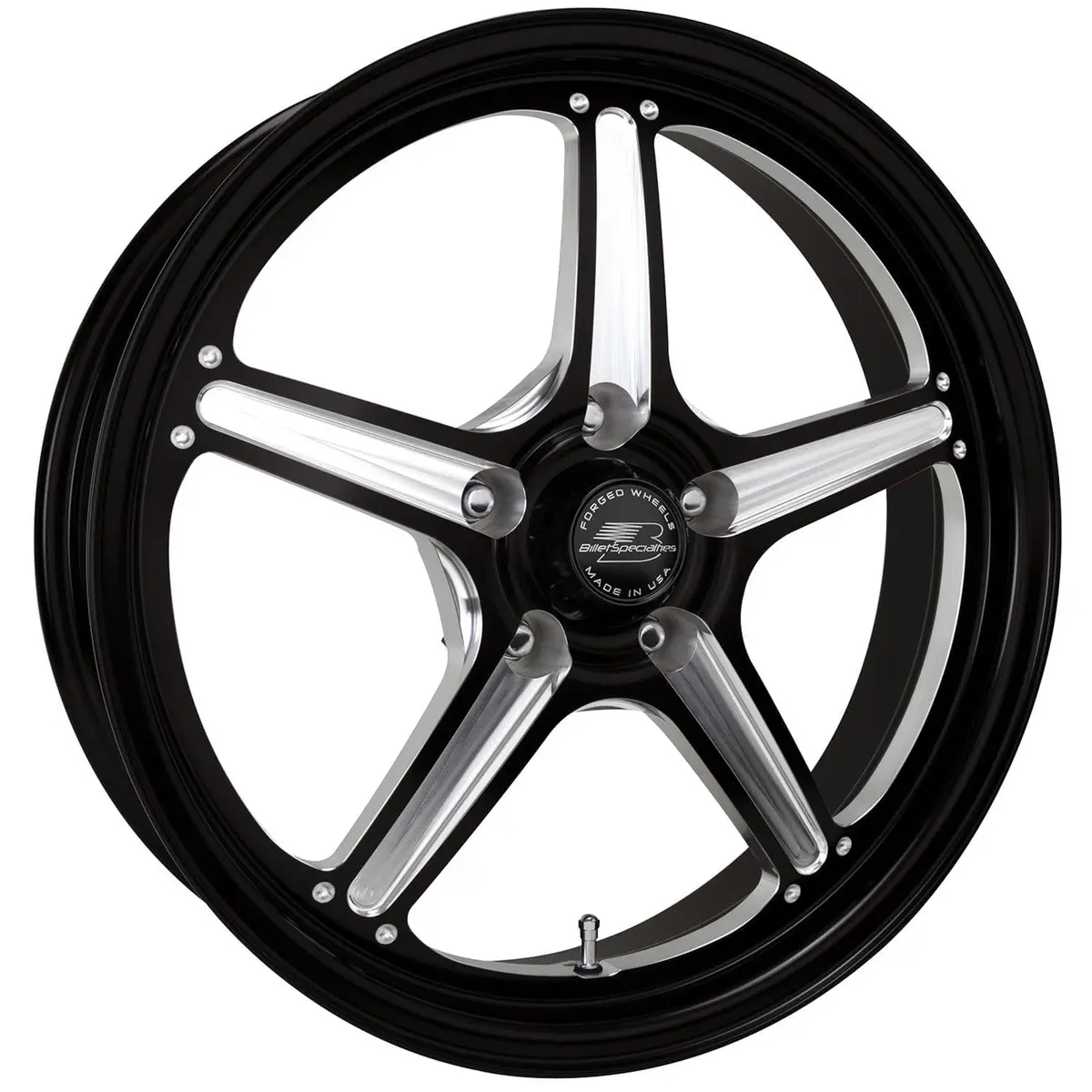 Billet Specialties Rsfb23850X6125 Street Lite Drag Pack Wheels – 15X8", Black Powdercoated 1