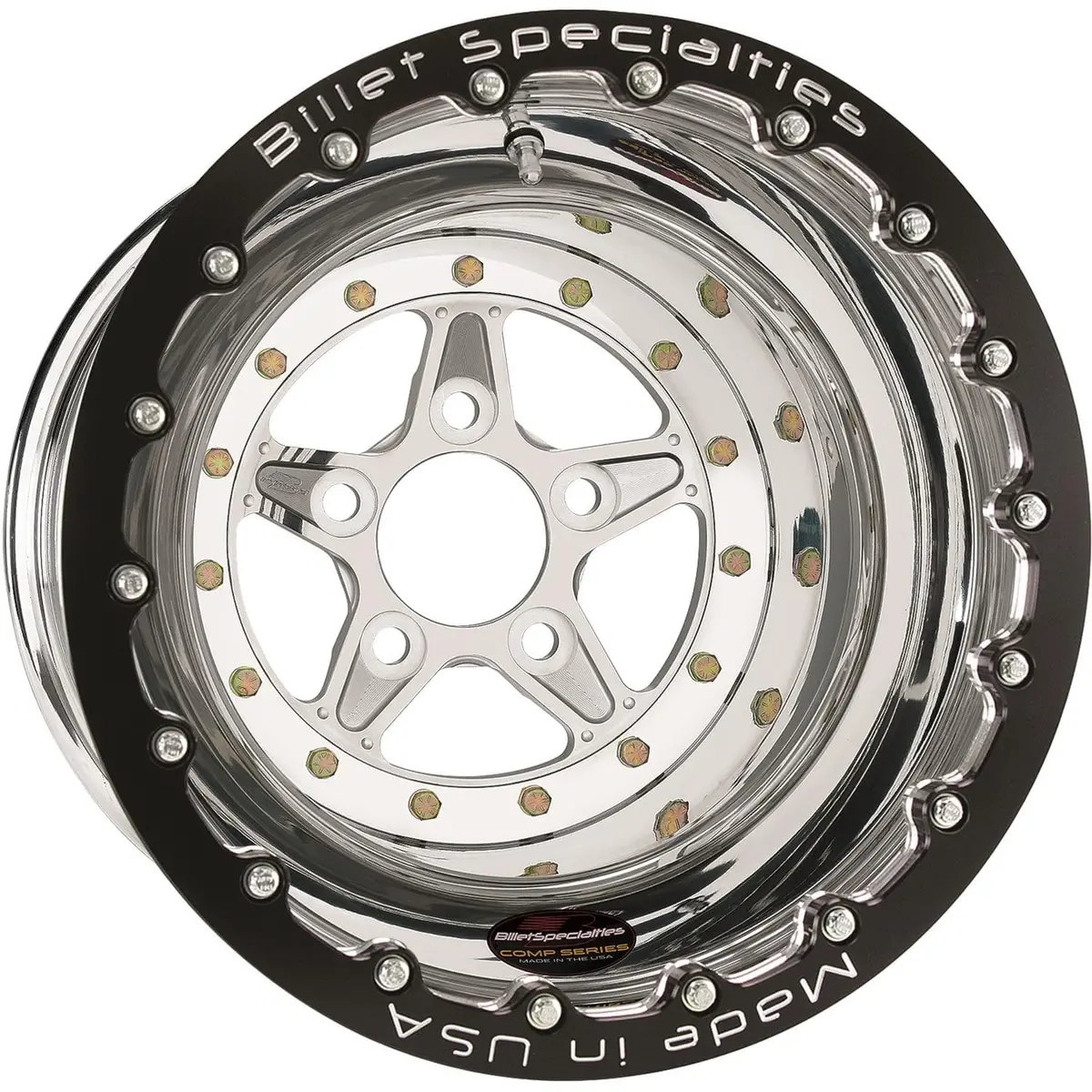 Billet Specialties Csbl035106525 Custom Alloy Wheel – 17X9", 5X120, Gloss Black Finish 1