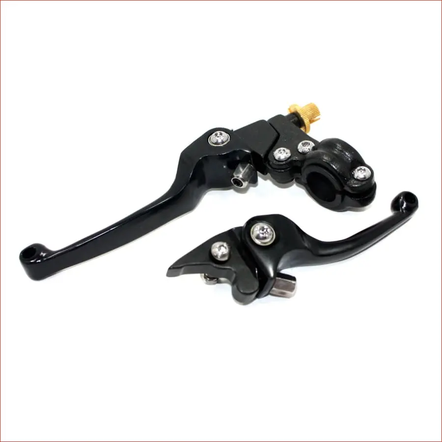 Black Cnc Heavy Duty Clutch+ Brake Lever Set 125Cc 150Cc 1