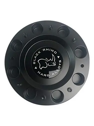 Black Rhino Armory Wheels 8 Lug 1244S02+Mb-429 1244C02 Matte Black Center Cap 1