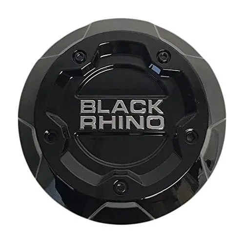 Black Rhino Wheels Cap M-1056 Bk01 Gloss Black Center Cap 1