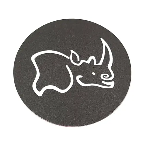Black Rhino Wheels Te80btwz Center Cap Sticker Logo Emblem Barstow 80Mm Flat Bronze 1