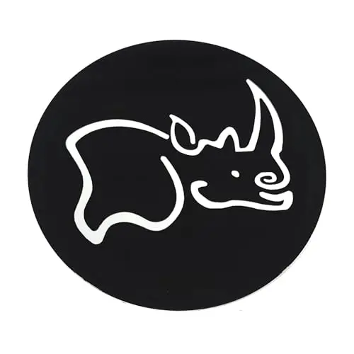 Black Rhino Wheels Te82ccbr3b Center Cap Logo Sticker Emblem 82Mm 5X150 Blk 1