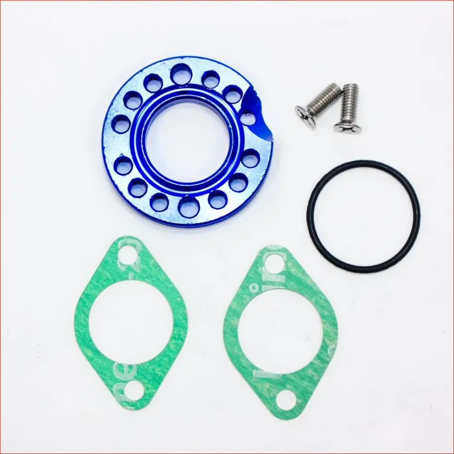 Blue 26Mm Carby Carburetor Manifold Spinner Adaptor Pit Pro Quad Dirt Bike Atv 1