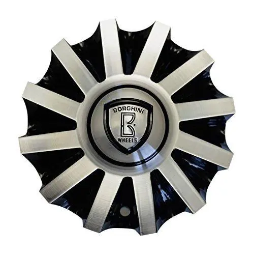 Borghini B19 Center Cap Serial Number Csb19-2A Black And Machined 1