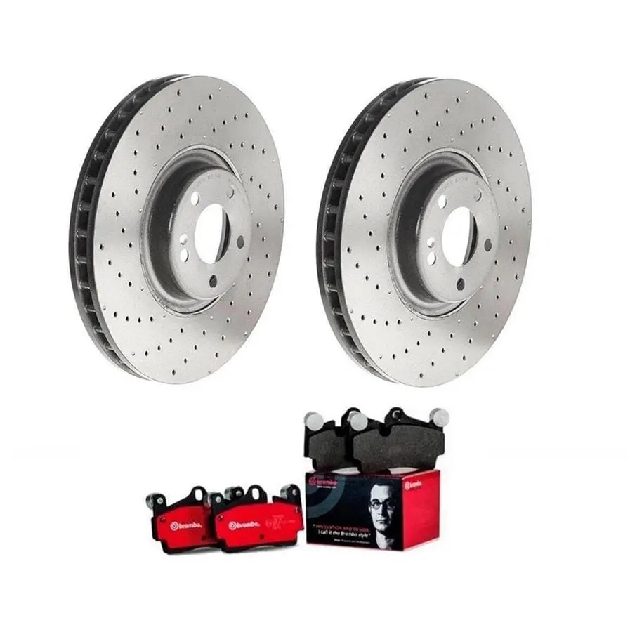 Brembo Kt00C23 Front Disc Brake Pad & Rotor Kit – Street Performance 1
