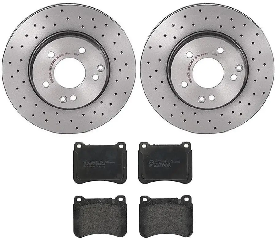 Brembo Ktx4007 Rear Brake Pad & Rotor Kit – High-Torque Application 1