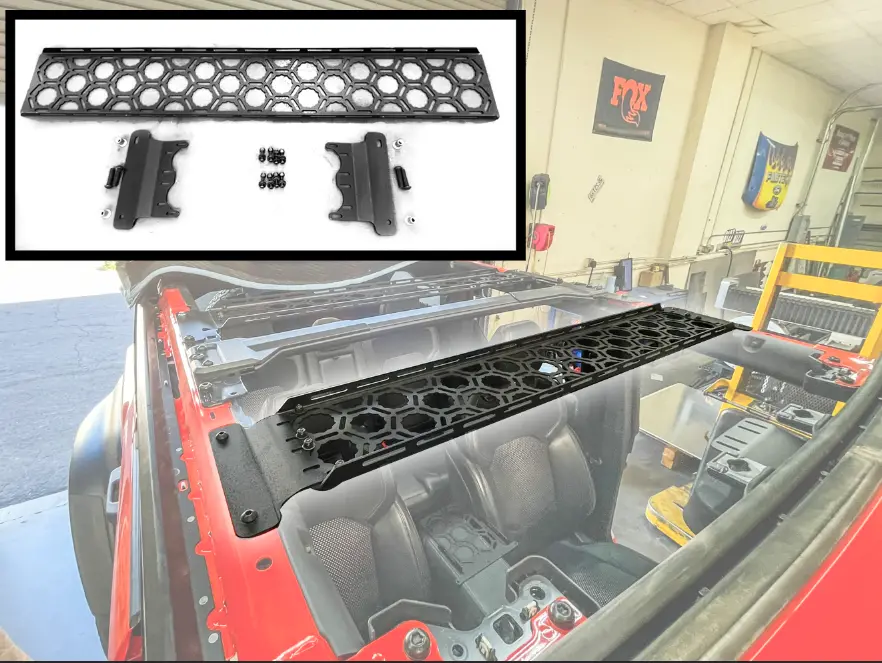 Bronco 2021 + Inside Roof Panel Mount (Across Front Section) By Adapt-A-Panel 1