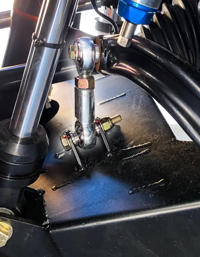 2022 + Bronco Raptor Sway Bar Link Kit For Stock Sway Bar & Foutz Fabricated Lower Arm 1