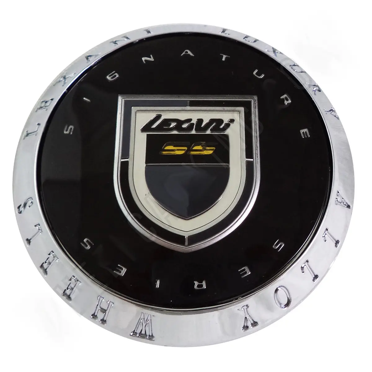 Lexani Ss Wheels Chrome / Black Custom Wheel Center Cap # C-189-3 (4 Caps) 1