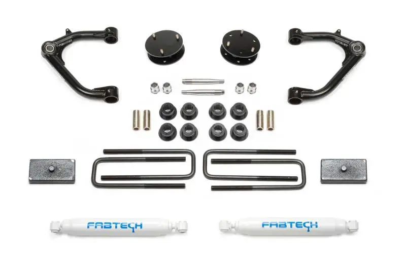 Fabtech 19-21 Gm C/K1500 P/U 3In Uniball Uca Sys W/Perf Shks 1