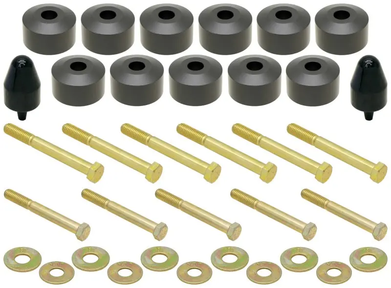 Rockjock Tj/Lj/Yj Body Lift Kit 1In Lift W/ Hardware 1