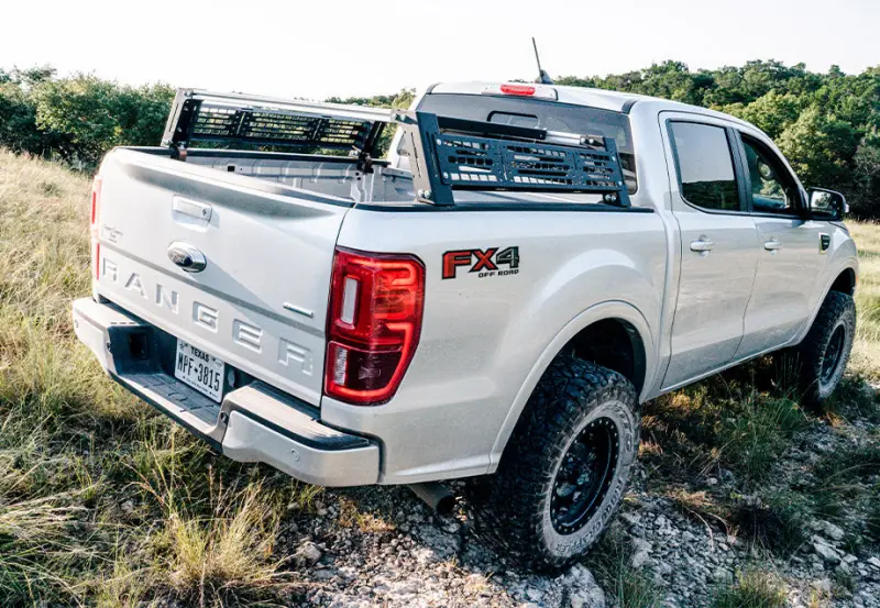Cali Raised 19-22 Ford Ranger Overland Bed Rack - Low / Short 1