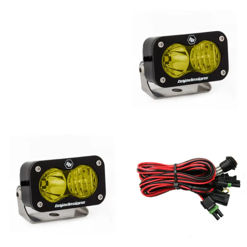 Baja Designs S2 Pro Driving/Combo Pair Led - Amber 1