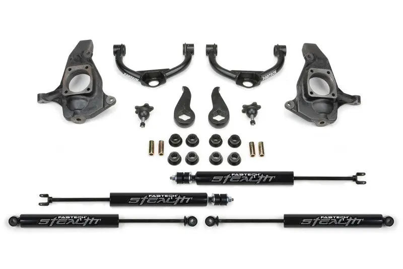 Fabtech 11-19 Gm C/K2500hd/3500Hd 4In Ultimate System W/Stealth Shocks 1