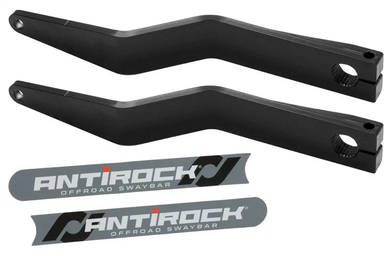 Rockjock Antirock Fabricated Steel Sway Bar Arms 15.2In Long 2.5In Offset Bend W/ Stickers Pair 1