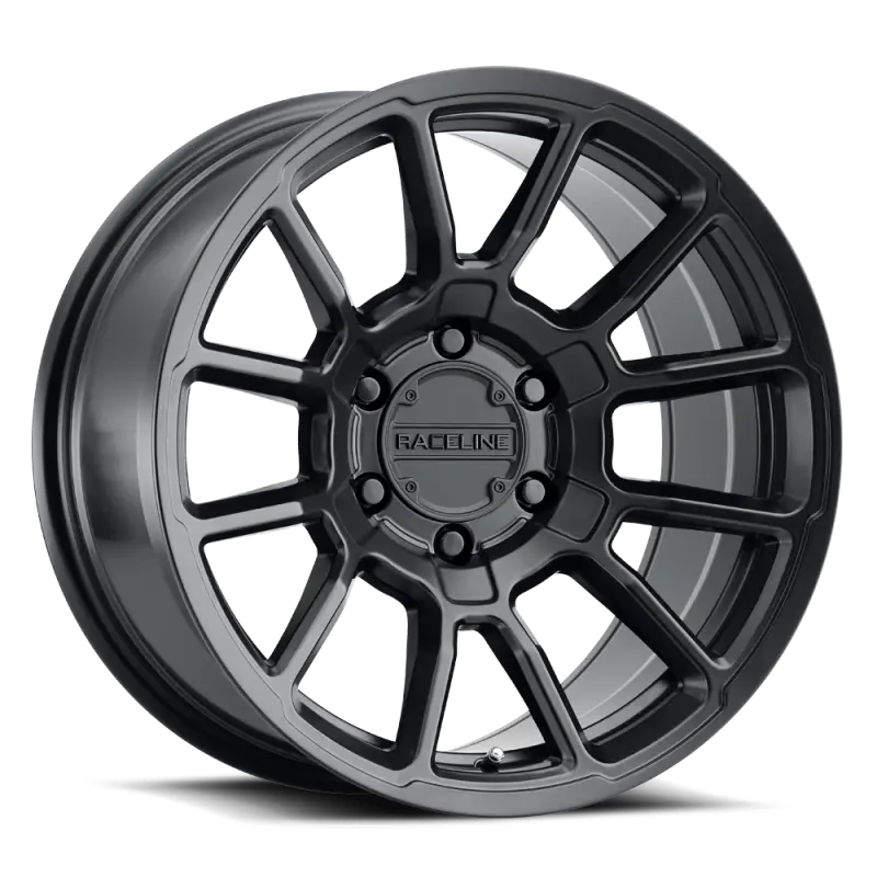 Raceline 950B Gauge 17X9in / 8X170 Bp / -12Mm Offset / 125.2Mm Bore - Satin Black Wheel 1