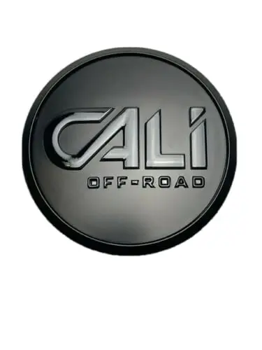 Cali Off-Road Matte Black And Gloss Black Logo Snap In Wheel Center Cap C109109mb02 C147402cap 1