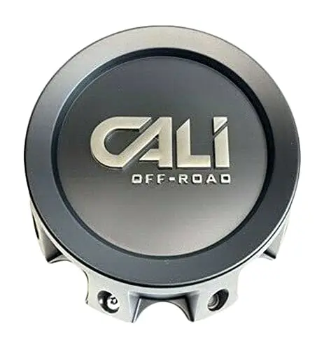 ‎Cali Offroad Wheels Matte Black Wheel Center Cap C109105mb02-Cali-R 1