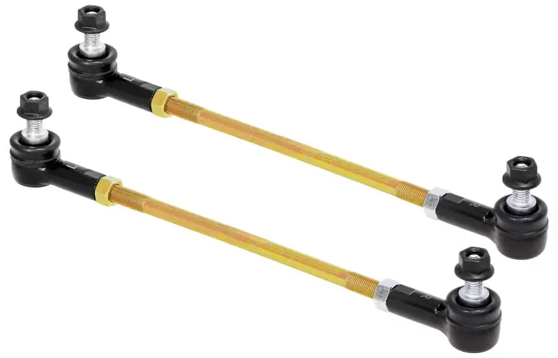 Rockjock Adjustable Sway Bar End Link Kit 12 1/2In Long Rods W/ Sealed Rod Ends And Jam Nuts Pair 1