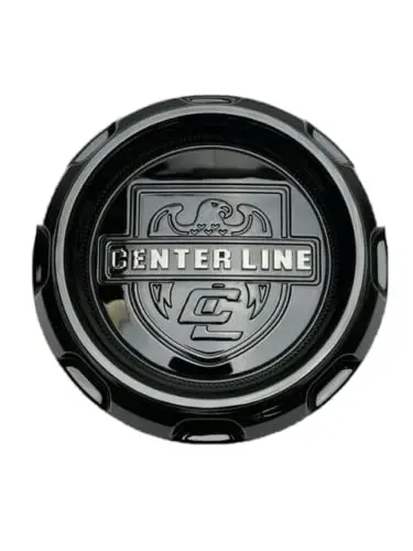 Center Line Gloss Black Tall Snap In Wheel Center Cap C-760 C-760-2 1