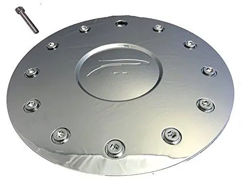 Chrome Platinum Shield Ultra Wheel Rim Center Cap 89-9215 61002285F-1 1