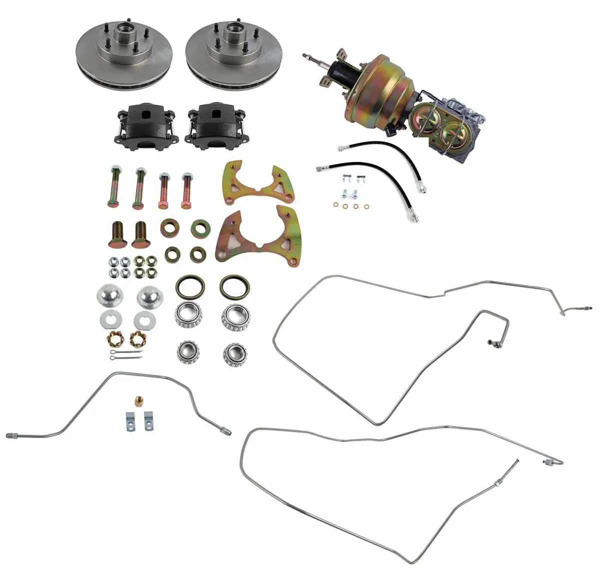 Classic Performance Offset Disc Brake Conversion Kit – Bolt-On Upgrade 1