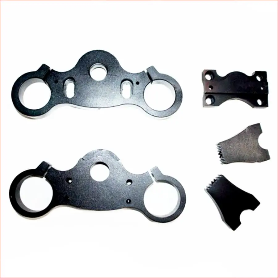 Cnc Black 42Mm 48Mm Triple Clamp + 22Mm Handle Bar Clamp Dirt Bike 1