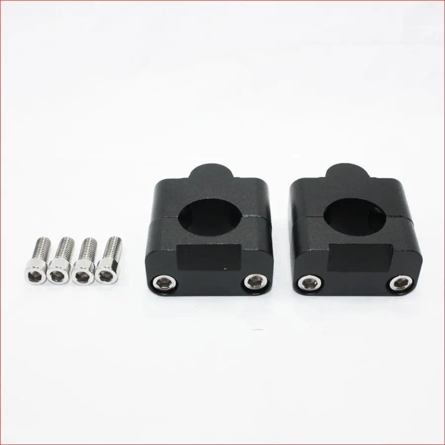 Cnc Black 7/8“ To 11/8” Handle Bar Clamp Riser 1