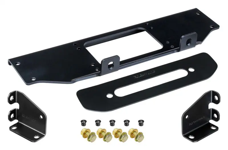 Rockjock Jl/Jt Winch Plate Kit Steel Bumper 1