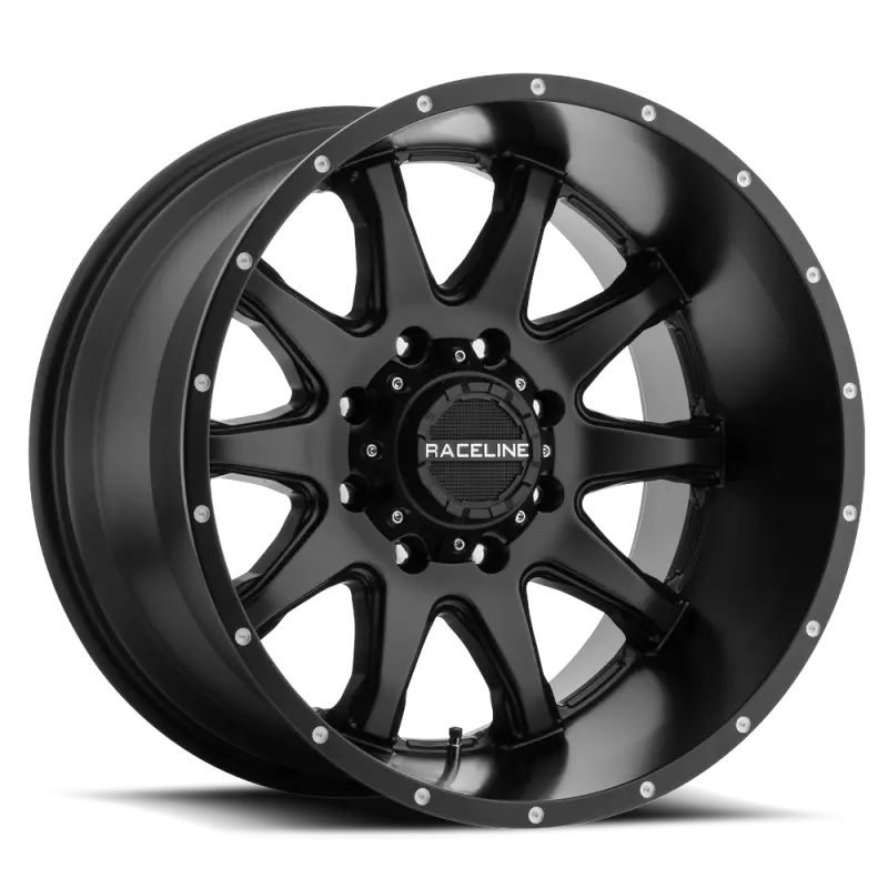 Raceline 930B Shift 18X8in / 5X114.3/5X127 Bp / 35Mm Offset / 72.62Mm Bore - Satin Black Wheel 1
