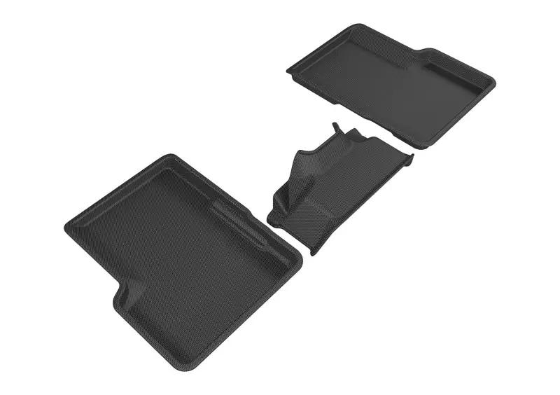 3D Maxpider 2015-2020 Jeep Renegade Kagu 2Nd Row Floormats - Black 1