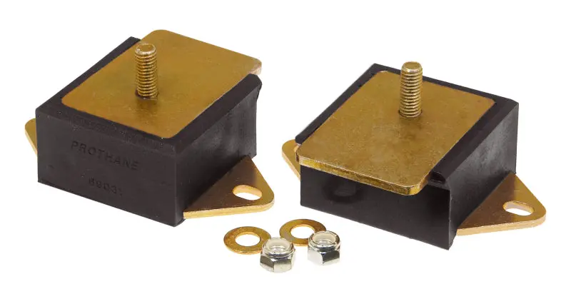 Prothane 72-86 Jeep Cj 6Cyl Motor Mounts - Black 1