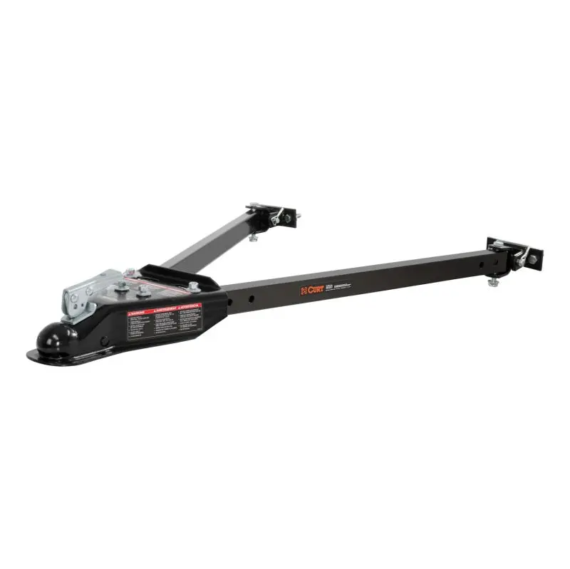 Rockjock Curt Tow Bar With Adjustable Width Arms Car Mount 2In Ball 5000Lbs 1