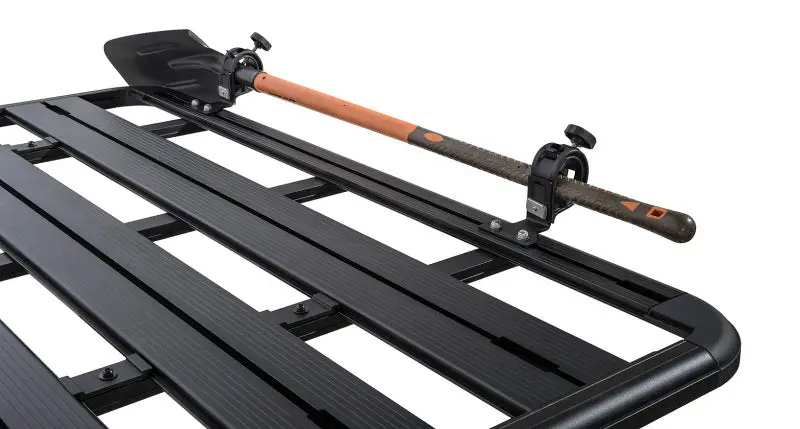 Rhino-Rack Multi-Purpose Shovel & Conduit Holder Bracket For 5 Series Pioneer Racks 1